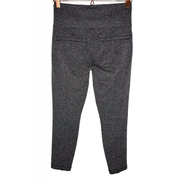 Athleta Womens Small Delancey Black Herringbone High Rise Tight In Black Pocket - Picture 2 of 14